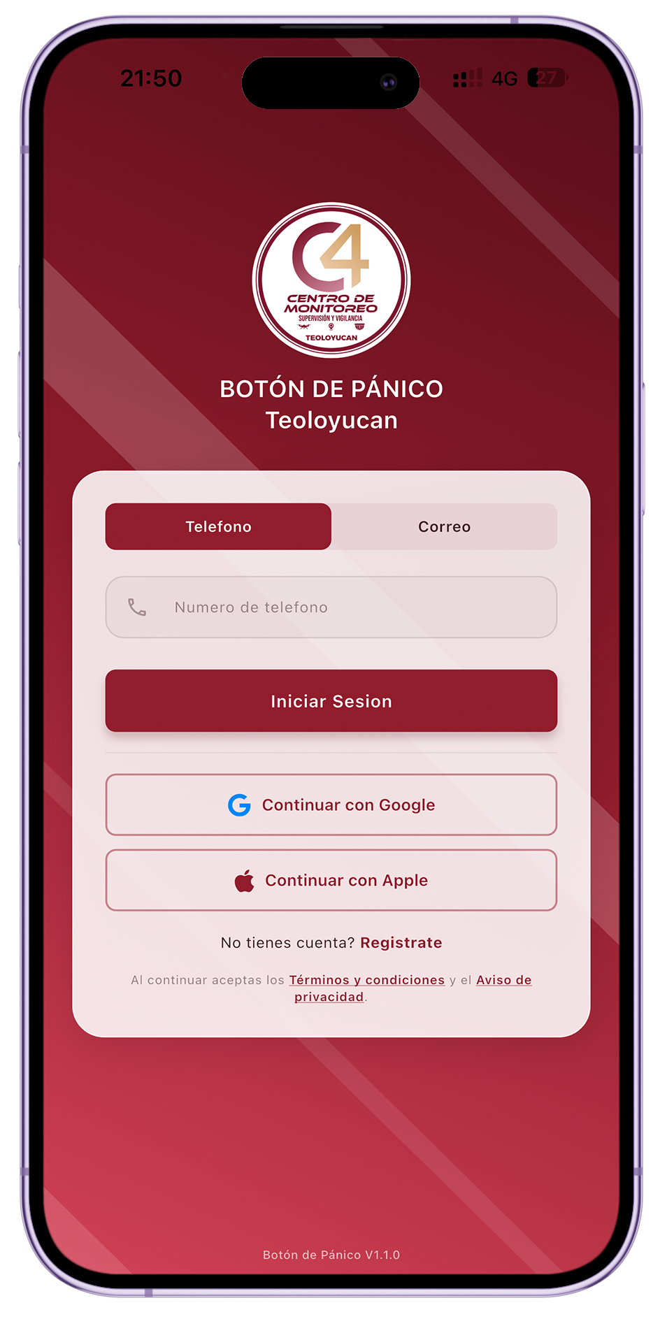 Botón de Pánico Teoloyucan